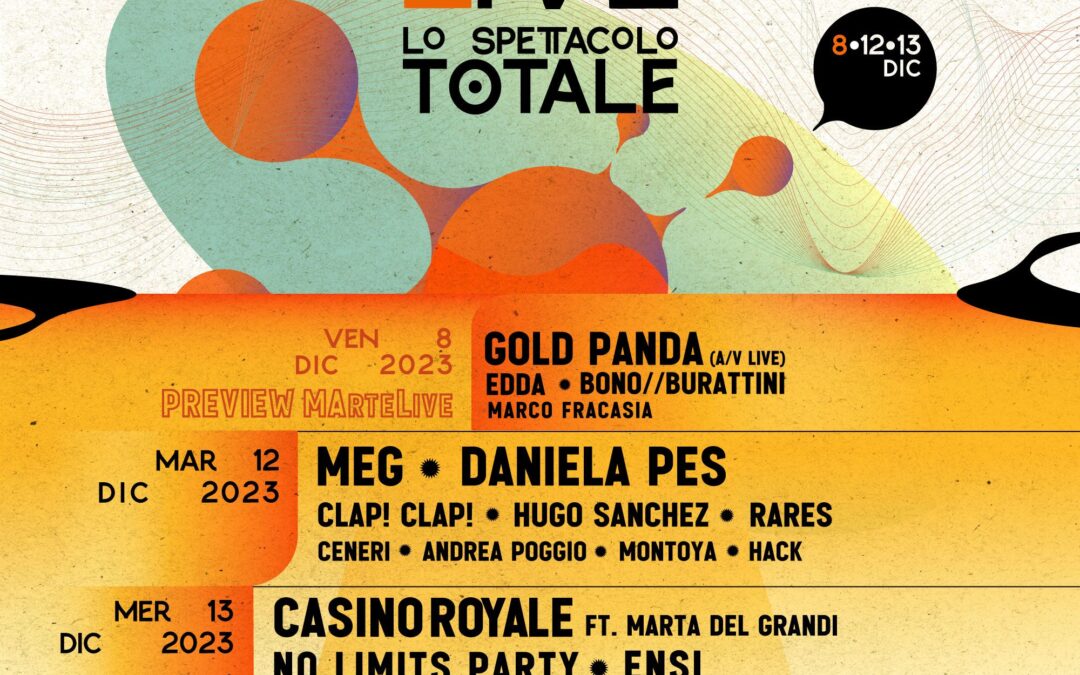MArteLive – Lo spettacolo totale al Qube di Roma 12 e 13 dicembre