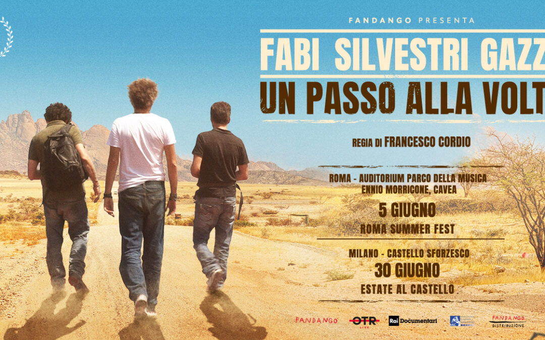 Fabi Silvestri Gazzè: “Un passo alla volta” torna sotto le stelle