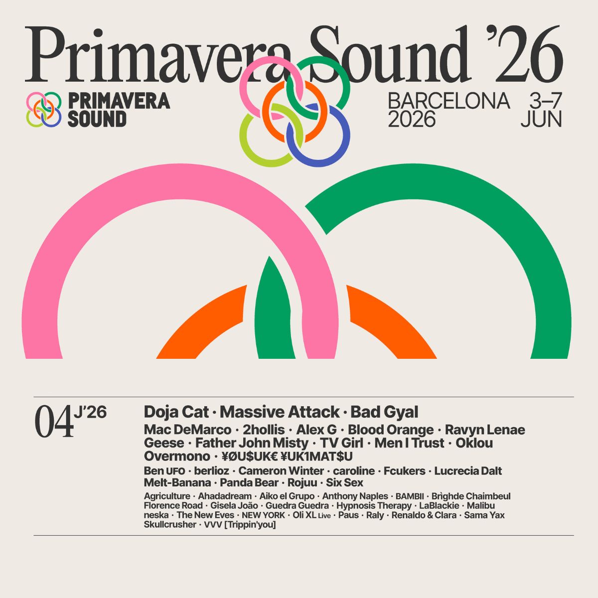 Il giovedì chillato del Primavera Sound ’26