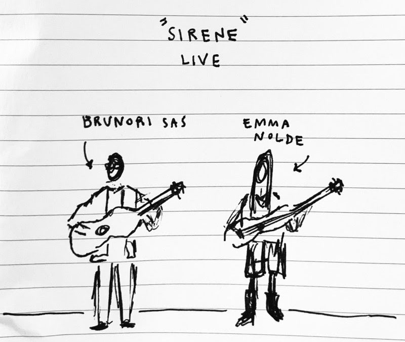 Emma Nolde e Brunori Sas, un duetto intimo per Sirene (Live)
