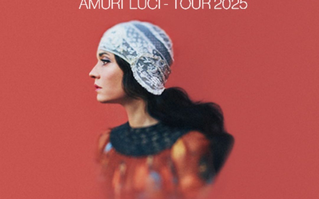 Carmen Consoli porta “Amuri Luci” all’Olympia di Parigi il 9 maggio