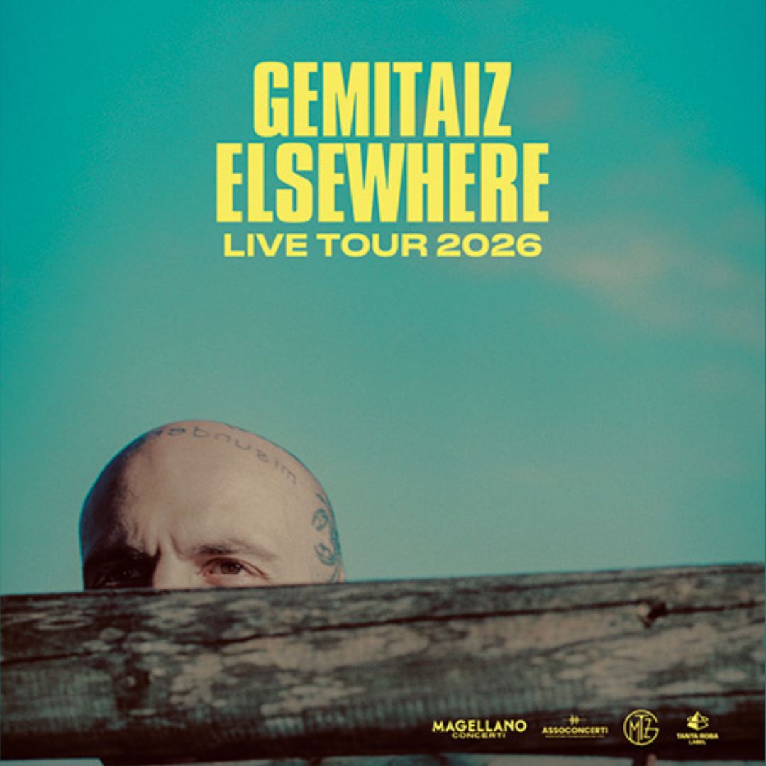 “Elsewhere” prende vita dal vivo: Gemitaiz annuncia il nuovo tour 2026