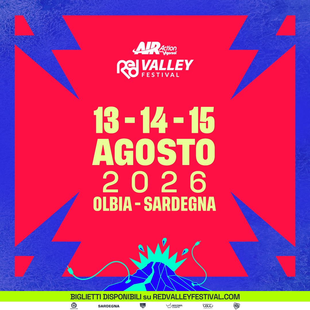 Ad agosto torna a Olbia il Red Valley Festival: date e dettagli