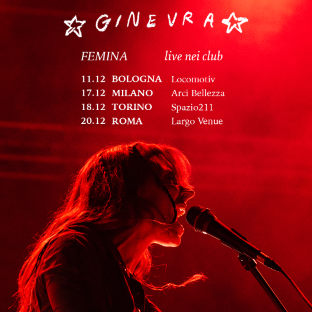 Ginevra chiude l’anno dal vivo: FEMINA arriva nei club a dicembre