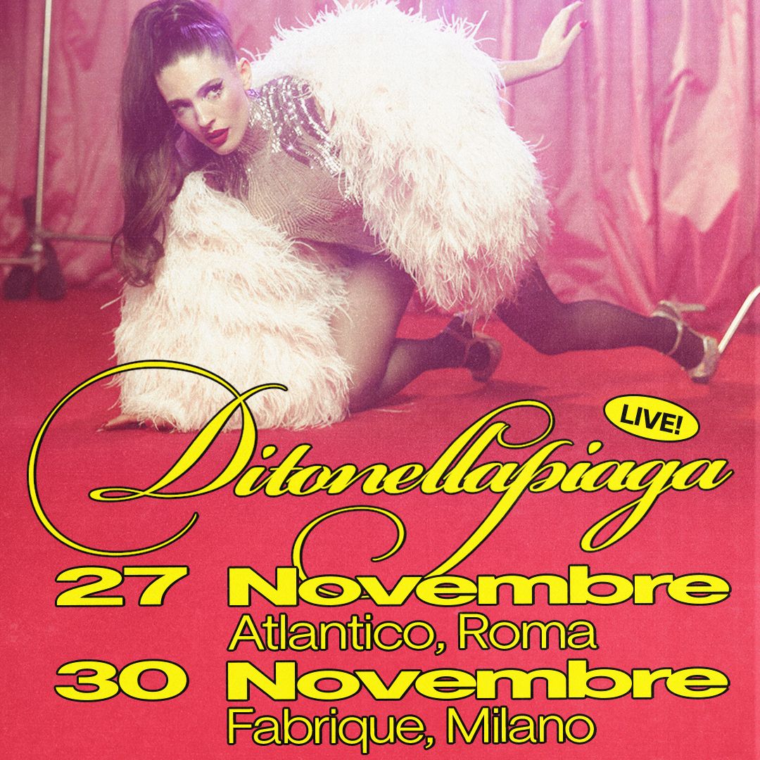 Ditonellapiaga Club Tour Roma e Milano