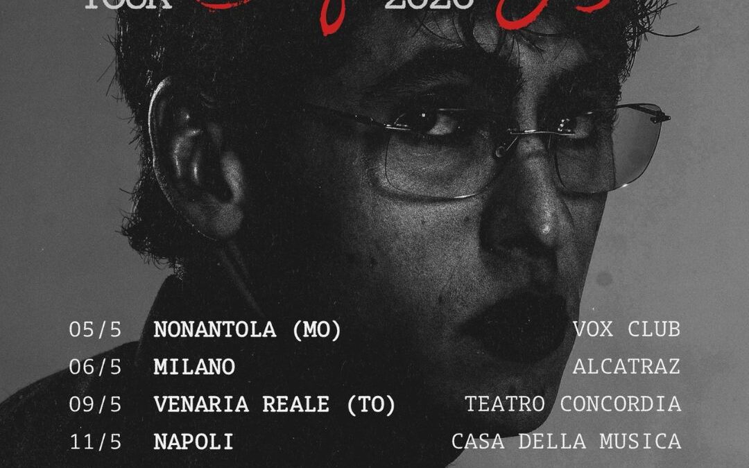 Tredici Pietro torna live con il “Non Guardare + Giù Tour”