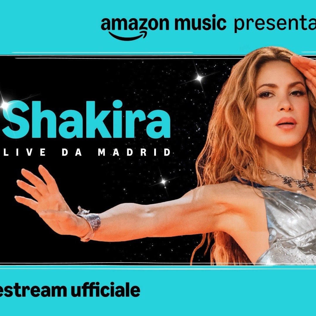 Da Madrid in tutto il mondo: Shakira e Amazon Music annunciano il live streaming globale del Las Mujeres Ya No Lloran Tour