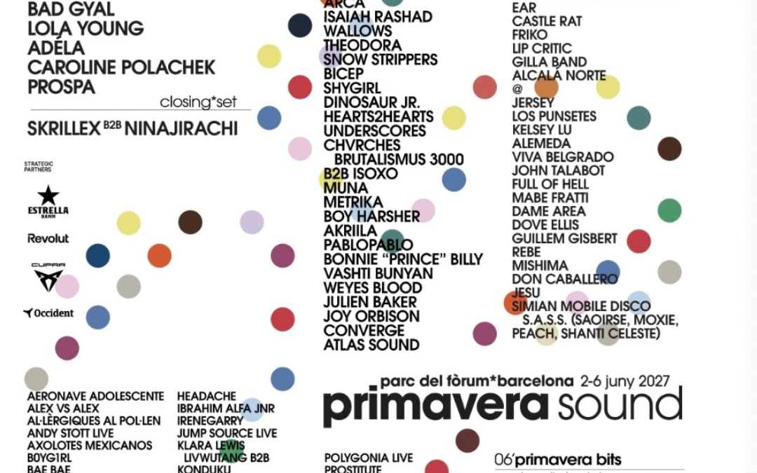 25 anni di Primavera Sound: svelata la line-up del 2027 con Doechii, Fontaines D.C. e Massive Attack