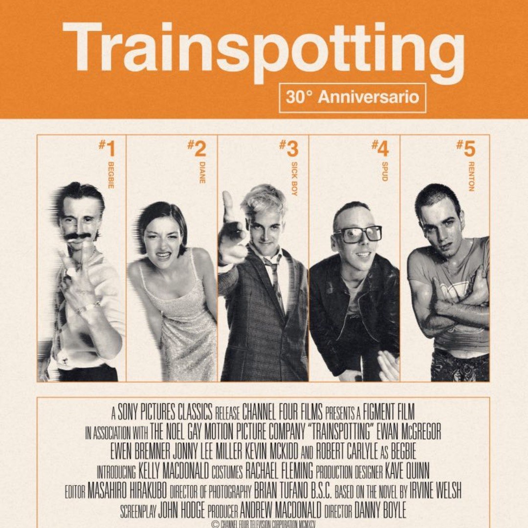 Trent’anni di Trainspotting: il culto di Danny Boyle torna al cinema restaurato in 4K solo il 19, 20 e 21 ottobre