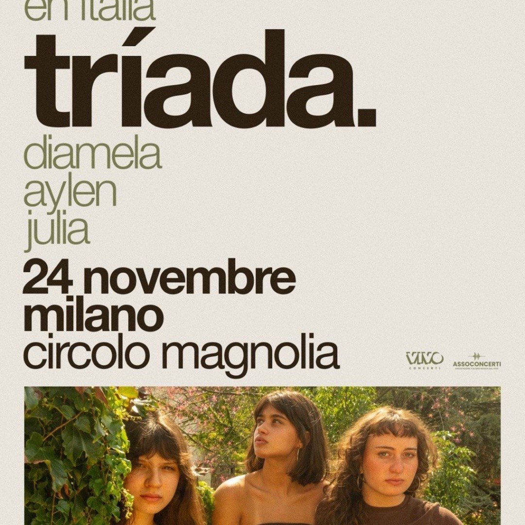 Dalle strade di Buenos Aires al Circolo Magnolia: il trio argentino TRÍADA per la prima volta in Italia